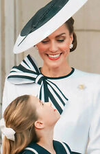 CHARLOTTE LOOKING UP AT KATE @TROOPING THE COLOUR 2024 FRIDGE MAGNET 5.5