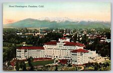 Pasadena CA~Hotel Huntington~Resort Luxury Hotel~Iconic Belvedere Tower~Vtg PC picture