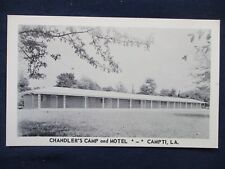 1950s Campti Louisiana Chandlers Camp Motel Postcard picture