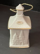 1987  Annual  LENOX  China PEACEFUL VILLAGE CHURCH Porcelain Christmas Ornament picture