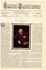 Goupil, Artistic Cameos, Charles Gounod (Composer) Vintage Print, D Print picture