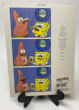 Got Milk? Sponge Bob Squarepants  Professionally Mounted and Ready To Frame 2001 picture