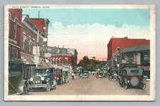 Main Street GENEVA Ohio~Antique Cars Postcard Stiles Paper Co 1931 picture