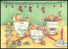 Greeting Card - Mice Mouse - Christmas 0578 picture