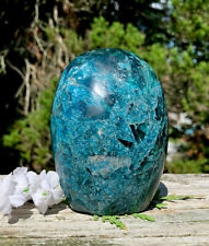 1.3LB AMAZING BLUE/GREEN APATITE CRYSTAL POLISHED HEALING SPECIMEN Reiki  NORWAY picture