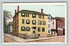 Portland ME, Birthplace Of Longfellow, Demolished 1955, Maine Vintage Postcard picture