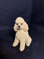 Canine Kingdom Collectible Poodle Figurine Sport Cut (Apricot, DF104C) 4.5” X 3” picture