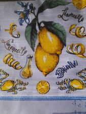 NEW Tablecloth Rectangle Vitage Fruits Lemons Made in Italy 140 x 180 cm picture