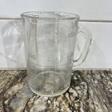 Vtg Pamco Glass 1.5 Cup Measuring Cup Raised Measurement No Spout or Chopper picture