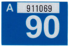 1990 WASHINGTON Vinyl Sticker Replica TAB for License Plate CAR-TRUCK-MOTORCYCLE picture