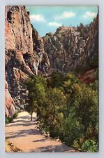 Colorado Springs CO-Colorado, Crags in South Cheyenne Canon, Vintage Postcard picture