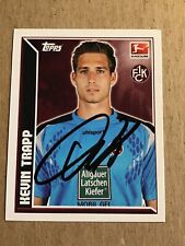 Kevin Trapp, Germany 🇩🇪 1.FC Kaiserslautern Topps 2011/12 hand signed picture