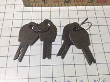  (4) Vintage Used Bell Lock Keys (2 no660) (2 no659) picture