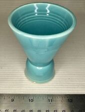 Vintage Homer Laughlin Harlequin Double Egg Cup Turquoise Fiesta picture
