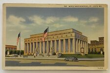 Postcard, World War Memorial, St Louis Missouri, posted 1940 picture