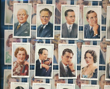 1935 W.D. & H.O. WILLS CIGARETTES RADIO CELEBRITIES 2ND SERIES 50 CARD SET picture