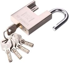 H&S High Security Padlock with Key - 60mm Pad Lock & 5 Keys - Heavy Duty Storage picture