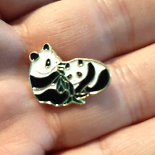 Vintage Playful PANDAs Metal Pinback adds a unique flair to any collection picture