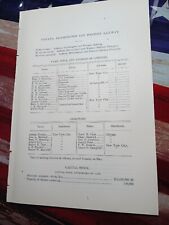 1882 Ohio TRAIN report INDIANA BLOOMINGTON & WESTERN RAILWAY Cary Findlay OH picture