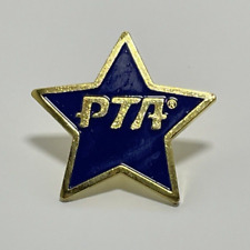 PTA Lapel Pin - Blue Star with Gold Trim picture