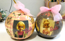 Barbie Christmas Ornaments Vintage 1996 Matrix Midge Set of 2 New HTF Holiday picture