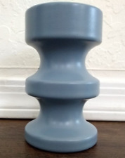 Vintage Royal Haegar Caramic Candle Holder Layered Blue Vase Home Decor 5in Used picture
