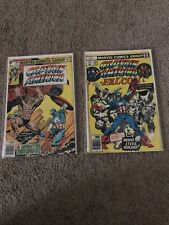Vintage Captain America Comics Lot Of 2 picture
