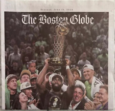 Boston Celtics Boston Globe Newspaper 2024 NBA Championship Finals  6-18-24 picture