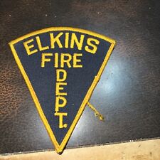 Vintage Obsolete West Virginia Fire Department Patch Elkins picture