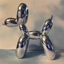 Silver Balloon Dog Sculpture GP Editions Object D’Art just under 4” Tall Resin picture