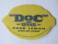 2001 Beer Pub Bar Coaster ~ Doc Otis Hard Lemon Alcohol Malt Beverage ~ St Louis picture