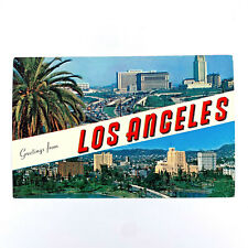 Postcard California Los Angeles CA Split View Banner 1960s Unposted Chrome picture