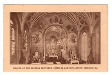Postcard Chicago IL Alexian Brothers Hospital Chapel Monastery llinois Vintage picture