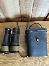 Vintage Marchand Fab Paris France Day & Night Signal Service Binoculars & Case picture