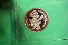 Mickey Mouse, Walt Disney.999 Pure 1/20 oz Silver Coin, Director, Sealed in Flip picture