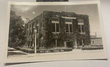 RPPC Cisco,TX City Hall  Eastland County Texas Doubleday Postcard picture