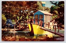 1950s~Childrens Fairyland~Theme Park~Noah's Ark~Oakland CA~Vintage 50s Postcard picture