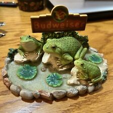 Vintage 1995 Anheuser-Busch The Budweiser  'BUD-WEIS-ER' Frogs - Lily Pads picture