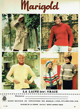 1975 Advertising 0822 Wools 100% True Marigold Woolmark picture