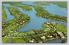 Postcard Aerial View Of The Bay Of Naples Showing Naples Florida picture