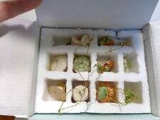 Boxed Set of 10 Lenox China Miniature Autumn Favorites Ornaments picture