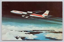Postcard Twa Trans World Airlines Giant Twa Superjets picture