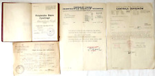 She'erit Ha-Pleita. 4 old certificates of Polish Jews, 1940-50’s, in Polish picture