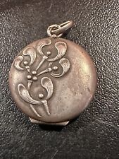 Rare Beautiful & Antique Antique French Remembrance Mourning Medallion picture