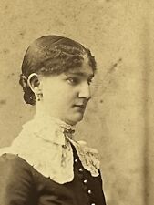 Pawtucket Rhode Island Cabinet Photo Mary Everly Whipple Pretty Young Woman 1880 picture
