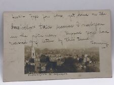 Postcard Easton Pennsylvania from Mount Jefferson Real Photo RPPC 1905 picture
