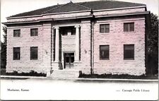 Postcard Carnegie Public Library in Manhattan, Kansas picture