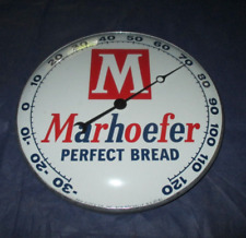 MARHOEFER BREAD Bubble Glass Thermometer Made By PAM CLOCK CO. NEW ROCHELLE, NY picture