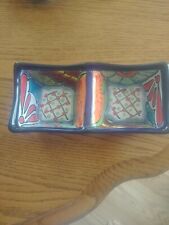 Talavera Mexico Pottery Rectangular Candy/Nut Dish brand new picture