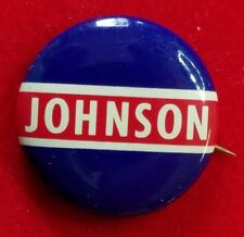 1964 LBJ Lyndon B Johnson Litho  Political Campaign Pinback Button ORIGINAL picture
